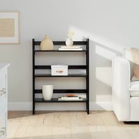 Java Solid Wood Stackable Folding Bookshelf | The Container Store