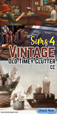 Looking for some vintage-themed CC to clutter up your decades challenge gameplay? Then this huge list of TS4 CC has everything you need for an old-timey feeling in your next Sims 4 session