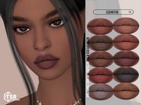 The Sims Resource - Nessa Lipstick N.550