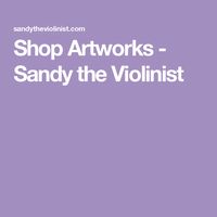 Shop Artworks - Sandy the Violinist