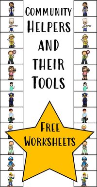 From doctors and teachers to mail carriers and police officers, teach children about these, and more, important community helpers and the tools they use. Free printables available!