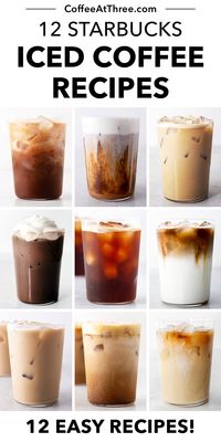 Starbucks Iced Coffee Copycat Recipes