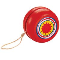 The first yo-yo company in America began in the 1920s, and this nostalgic toy has been delighting children and adults ever since! Crafted of solid wood, this Wooden Yo-Yo is brightly painted and well balanced, perfect for taking on a variety of yo-yo tricks. Offering hours of old-fashioned play, a classic yo-yo like this helps children learn patience, while helping develop hand-eye coordination and motor skills—and it may also help your child or grandchild gain extra confidence by learning new s