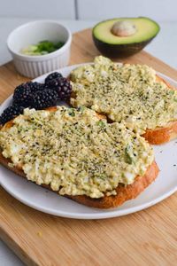 Avocado Cottage Cheese Toast