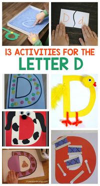 13 Darling Letter D Crafts & Activities | Kids Activities Blog