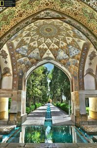 Fin Garden ubicado en Kashan, Irán, es un jardín histórico persa. Contiene el baño de aletas de Kashan, donde Amir Kabir, el canciller Qajarid, fue asesinado por un asesino enviado por el rey Nasereddin Shah en 1852. El jardín de aletas es el jardín más antiguo existente en Irán