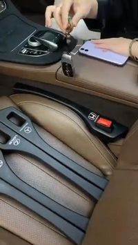 Transform your driving experience with our Car Seat Gap Filler Strip! No more dropped snacks or vanishing essentials. Keep it all within arm's reach! 🚀🛣️ #CarOrganization #RoadTripReady #NoMoreLostItems #HappyDriving