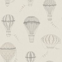 Join your little explorer on a journey high into the clouds with our Up in the Sky children’s wallpaper in pastel tones. Beautifully drawn in pencil and watercolour, this design features hot air balloons on a neutral background. PRODUCT INFORMATION Composition: 100% PaperRoll Dimensions: 53cm x 10.05m (WxL)Pattern Repeat: 53cmPattern Match: Half Drop MatchCollection: Newbie WallpaperProduct code: Blue - 6940, Grey - 6941 All Borastapeter wallpapers are made from paper from sustainable forestry. *Sold by the roll*Please note that wallpaper cannot be returned ABOUT BORASTAPETER Boråstapeter is a renowned Swedish wallpaper brand that has been creating high-quality, timeless designs since the early 1900s. Known for its rich heritage and innovative craftsmanship, Boråstapeter combines classic S