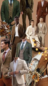 Men’s inspiration for a whimsical fall wedding!