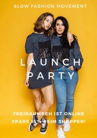 FEIER MIT UNS. Nachhaltige Mode! Gegen Fast Fashion. Gegen Ausbeuterei. Wir wissen woher unsere Stoffe kommen und wer sie genäht hat! Lerne unsere Näherinnen und Näher kennen und schau dir unsere Herstellung im Video an. Als transparente Marke löcher uns gerne mit Fragen und genieße Shopping mit gutem Gewissen - Für einen gesunden Planeten!