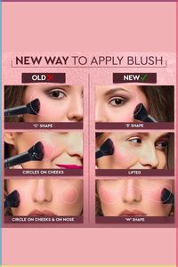 Discover a new and innovative way to apply blush that will give your cheeks a natural, radiant glow. This technique involves blending the blush in circular motions on the apples of your cheeks, gradually moving upwards towards your temples. The result is a soft and seamless flush that enhances your features and complements your overall makeup look.#BlushTechnique #BlushApplication #MakeupTips #BeautyHacks #CheekGlow #NaturalRadiance #FlawlessFlush #MakeupTutorial #BeautyInspiration #MakeupAddict