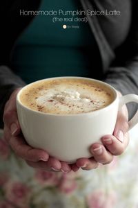 COPYCAT REAL FOOD VERSION Homemade Pumpkin Spice Latte (the real deal)