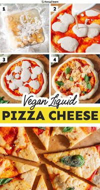 Made with just 7 ingredients, this liquid vegan mozzarella is a homemade recipe for the popular store-bought version. The "cheese" is made in a blender from soaked cashews that turn into this creamy and bakable mozzarella. It can be enjoyed on your favorite pizza crust, used for lasagnas, and so much more!