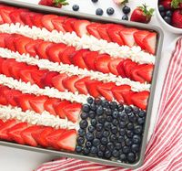 American Flag Cake