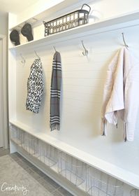 Narrow Hallway Mudroom