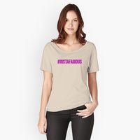 pink #instafamous hashtag design glitter lettering apparel and clothing. Great social media gift idea for #instagram lovers and influencer. Funny, cool and cute, trendy and girly #socialmedia internet style accessories and home decor.