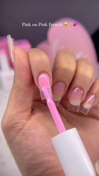 Pink French Nude Nail Tutorial  Check More Eye Catchy Nail Inspo Explore my Store Linked in profile  #nailartideas #nailart #nailtutorial #nailinspo #naildesign  #nails #nailcare