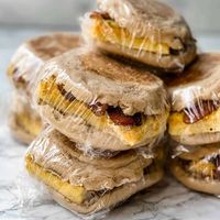 Frozen Breakfast Sandwiches - Organize Yourself Skinny