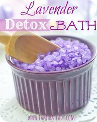 Are you looking for a super easy Bath Detox Recipe? Here is one that uses Lavender and smells out of this world!