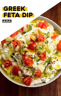 This Fluffy, Creamy Greek Feta Dip Will Disappear In SecondsDelish