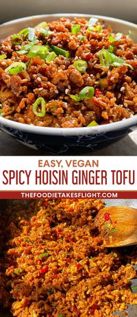 Spicy Hoisin Ginger Tofu