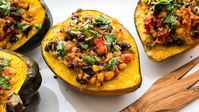 Wondering what to do with those cheap winter squashes at the grocery store? We got you. All the taco flavors, plus quinoa, packed into a steamed squash taste like the best dinner ever.