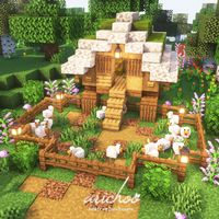 Hi guys! :) The world download of this chicken coop in vanilla is now available on my Patreon! If you are interested in this building and in supporting me click on the picture. Love you all & have a great day/night! #cottagecoreminecraft #cottagecore #cottage #minecraftcottage #minecraftaesthetic #aesthetic #aestheticminecraft #minecraft #patreon #fairy #fairycore #pixie #magic #support #contentcreator #chickencoop #coop #minecaftchickencoop #minecraftcoop