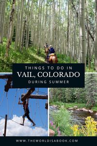 Discover the best of Vail's summer paradise! From thrilling outdoor adventures to serene mountain vistas, explore our ultimate guide of things to do in Vail, Colorado in summer. #VailSummer #OutdoorAdventures #familytravel