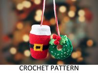 DIGITAL DOWNLOAD 📩 💵60% OFF WHEN BUY 5+ ITEMS! Use code PROMO at checkout. Santa Claus Coffee Cup and Christmas Donut Charm PATTERN, not a physical product! The PDF file includes step-by-step instructions with detailed descriptions and photos. Instruction is written in ENGLISH with standard US crochet terms 👉 PRINTABLE CAR CHARM PACKAGING - https://www.etsy.com/listing/1674573721/printable-car-charm-packaging 👉All MY CHARM PATTERNS - https://www.etsy.com/shop/YuriiK?ref=seller-platform-mcnav