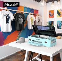 EnjoyColor A3 DTF Transfer Printer 100% Transfer Rate for DIY Print T-Shirts, Leather, Other Textile (Printer + Software + 5x250ml Ink + 1xRoll of Film) #dtf #printer #trending #printmaking