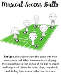 Musical Soccer Balls for PE by CANADIAN PE TEACHER | TPT