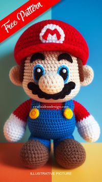 Mario Amigurumi - Free Pattern