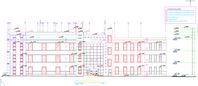 Dialysis Hospital Front Side Elevation Architecture Design in AutoCAD DWG File - Cadbull