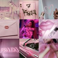 thank u, next • ariana grande • moodboard • aes