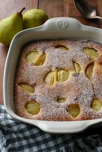 French Almond Pear Gratin