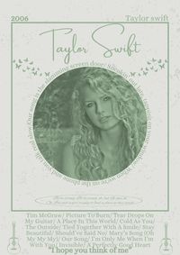 Taylor Swift- Poster- debut- music poster