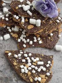 S’mores Graham Cracker Toffee Bars - Food Dolls