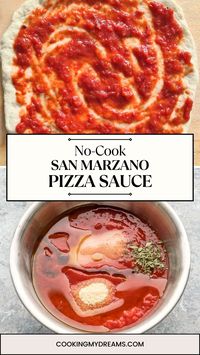 No-cook San Marzano Pizza Sauce