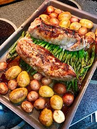 Rita's Recipes: Hoisin Glazed Pork Tenderloin Sheet Pan Dinner