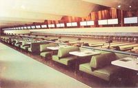 Cloverleaf Bowling Lanes at 17601 N.W. 2nd Ave. (Hwy 441)  With 50 Brunswick Subway Lanes in Miami, Fla.    Ever since Cloverleaf Lanes opened in 1958, the scuffed Lustre King custom ball conditioner has been sitting there next to the cranky Art Deco vending.