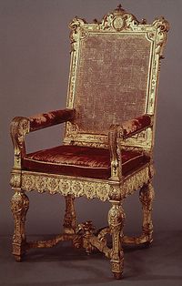 1700-1710 French Armchair at the Metropolitan Museum of Art, New York