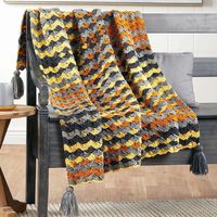 Herrschners Hodgepodge Afghan Crochet Kit