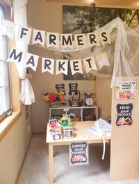 This pack includes a variety of signs and printable accessories to transform your space into a Farmers Market. Buy the Farmer's Market Dramatic Play Pack in the #prekprintablefun shop!