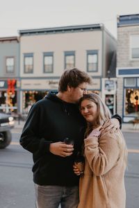 Winter session came out great! #winterphotos #photography #coupleportrait #engagementsession