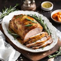 Rosemary Garlic Pork Roast - MarketGrow.com