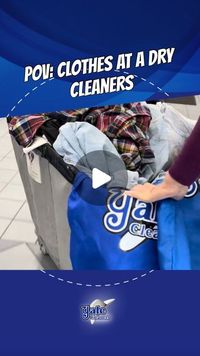 Yale Cleaners on Instagram: "POV: clothes at a dry cleaners… #pov #satisfying #reels"