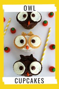 Owl Cupcakes are an adorable and tasty treat that’s perfect for kids' parties, school events or any whimsical celebration.