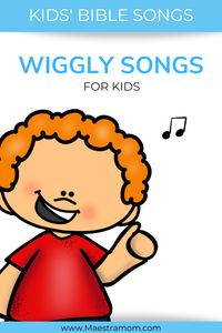 Wiggly Action Songs - Bible Songs for Kids - Classroom Management - Maestra Mom