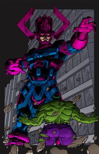 #Hulk #Fan #Art. (Galactus vs. Hulk) By: Sirandal. (THE * 5 * STÅR * ÅWARD * OF: * AW YEAH, IT'S MAJOR ÅWESOMENESS!!!™)