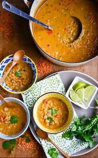 Red Lentil Coconut Soup